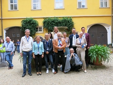 Gruppenfoto im Schloss